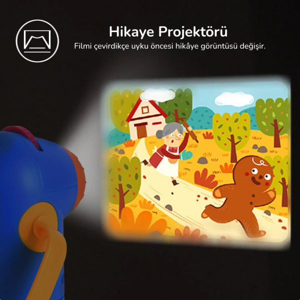 Mideer Masal Projektörü - 4’ü 1 Arada