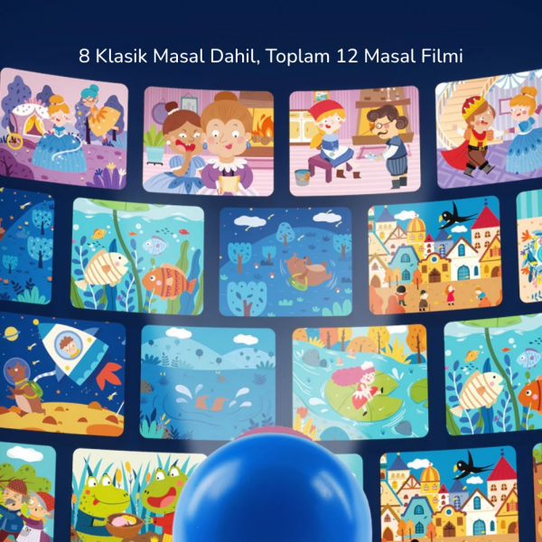 Mideer Masal Projektörü - 4’ü 1 Arada