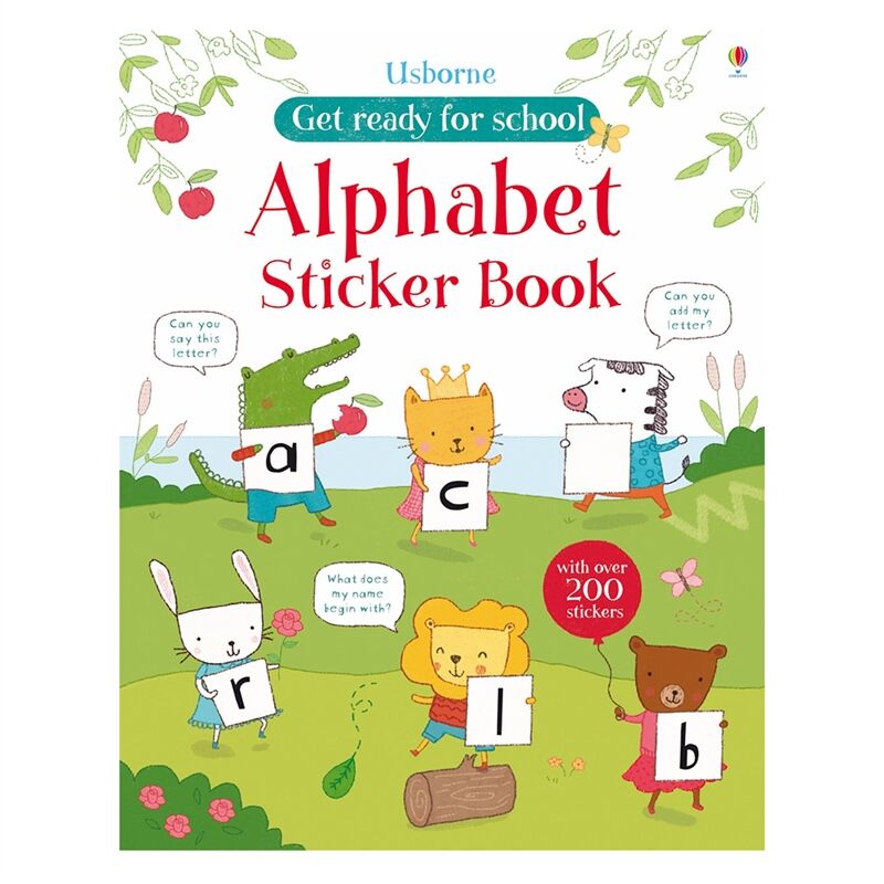Alphabet Sticker Book - Get Ready For School