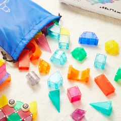 Mideer Magnetic İnşaat Blokları - 46 Parça