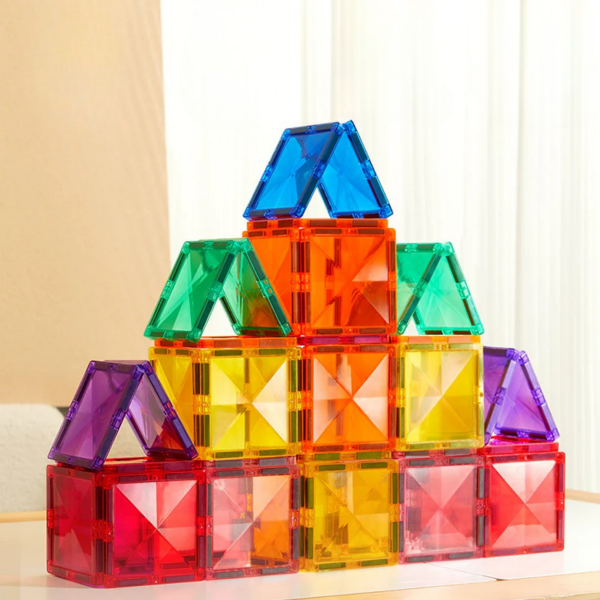 Magnetic Tiles - Basic, 60 Parça