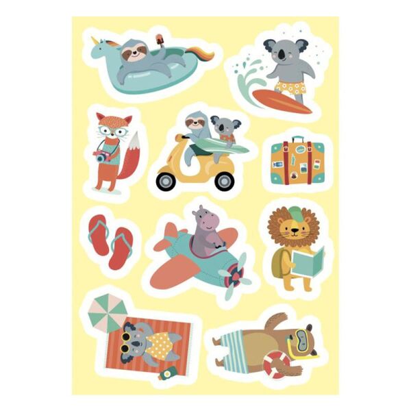 Sticker ve Aktivite Kitabı - Tatil Zamanı