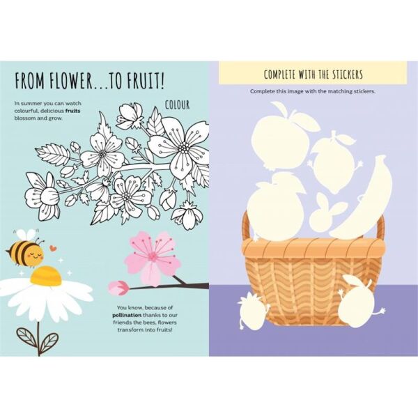 Sticker ve Aktivite Kitabı - Yaz Mevsimi