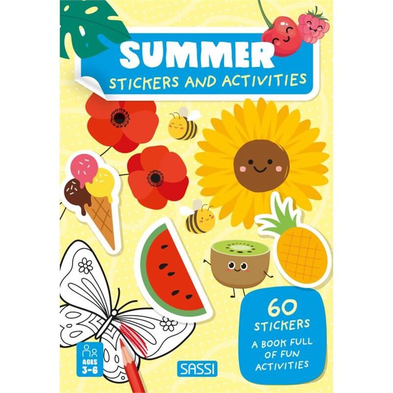 Sticker ve Aktivite Kitabı - Yaz Mevsimi