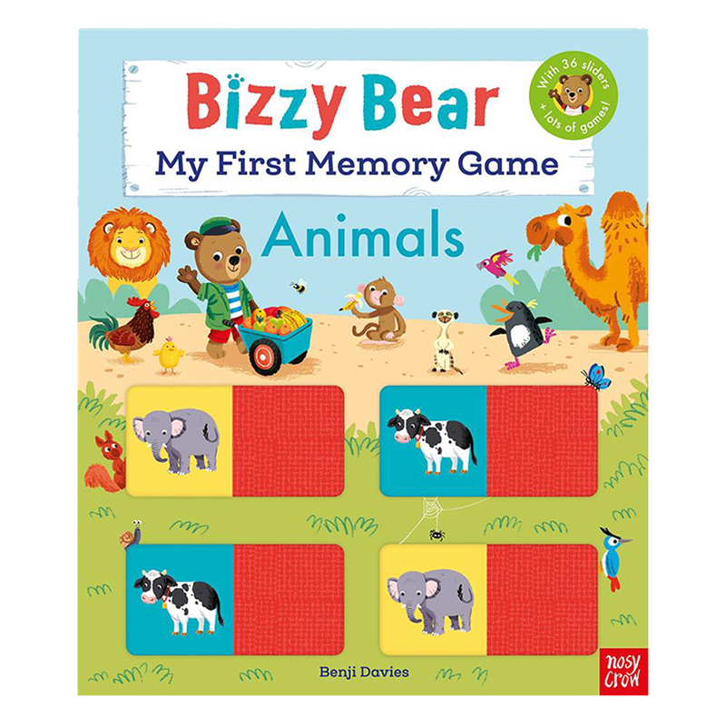 Bizzy Bear My First Memory Game Book - Animals