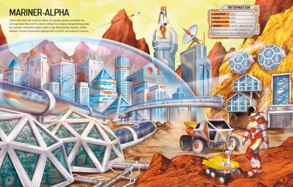 Build Your Own Futuristic Cities – Etkinlik & Çıkartma Kitabı