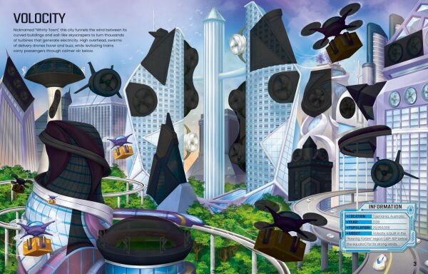 Build Your Own Futuristic Cities – Etkinlik & Çıkartma Kitabı