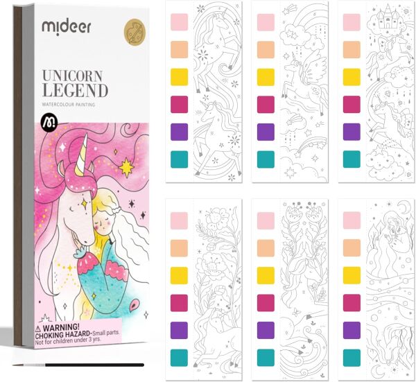 Akıllı Sulu Boya Defteri - Unicorn Efsanesi