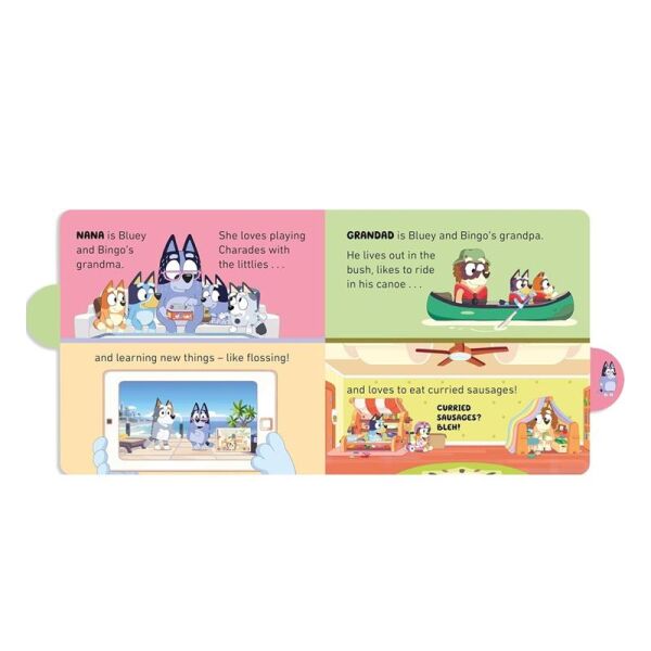 Bluey - Meet Blueys Family - Tabbed Board Book