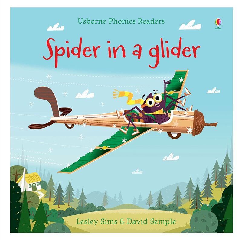 Spider In A Glider - Usborne Phonics Readers