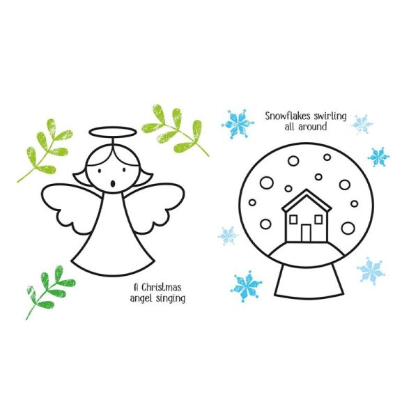 First Colouring Christmas