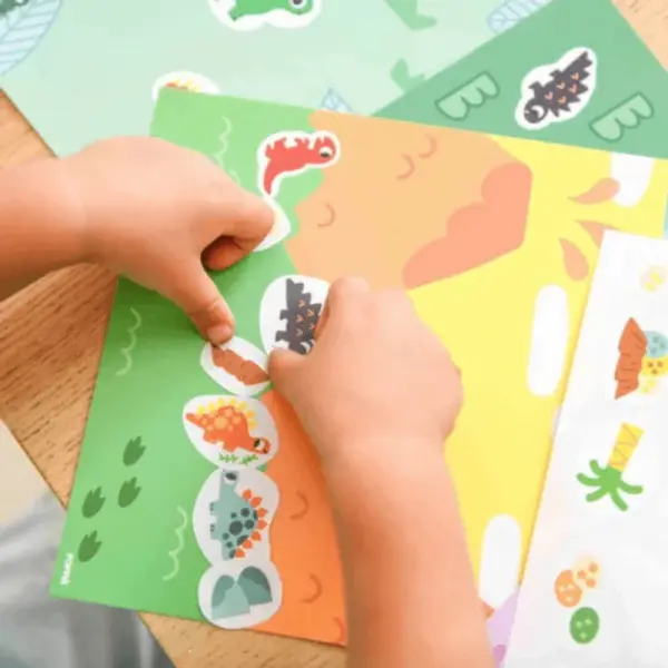 Dinosaurs - Play With Stickers