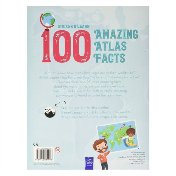 100 Amazing Atlas Facts Sticker