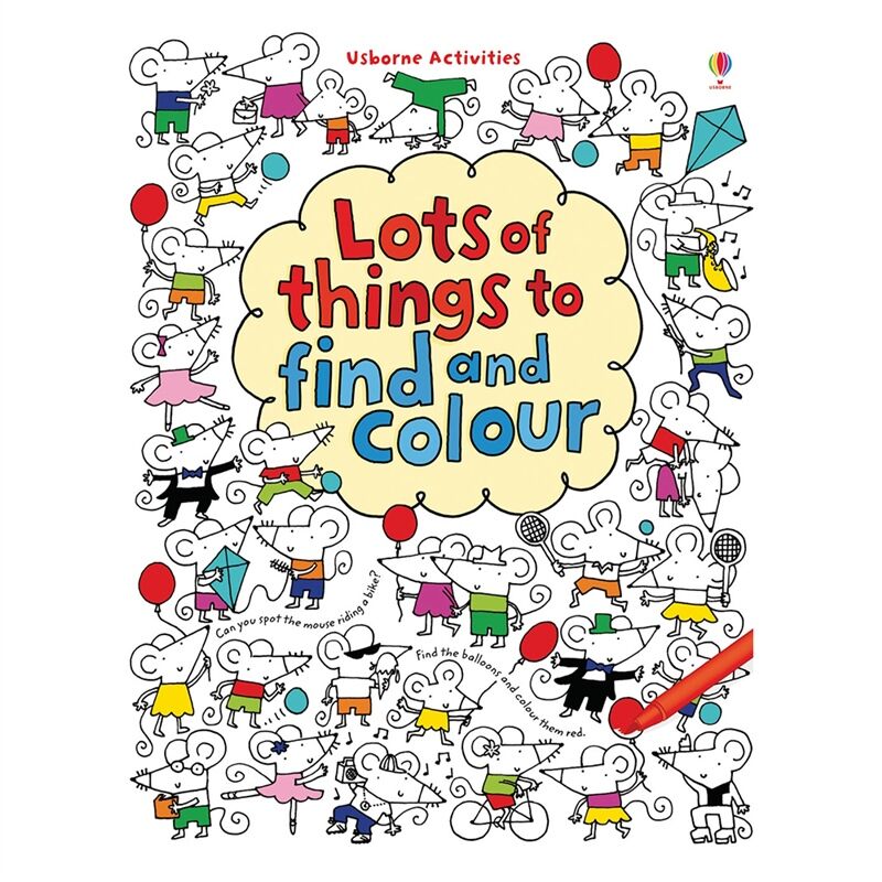 LOTS OF THINGS TO FIND AND COLOUR