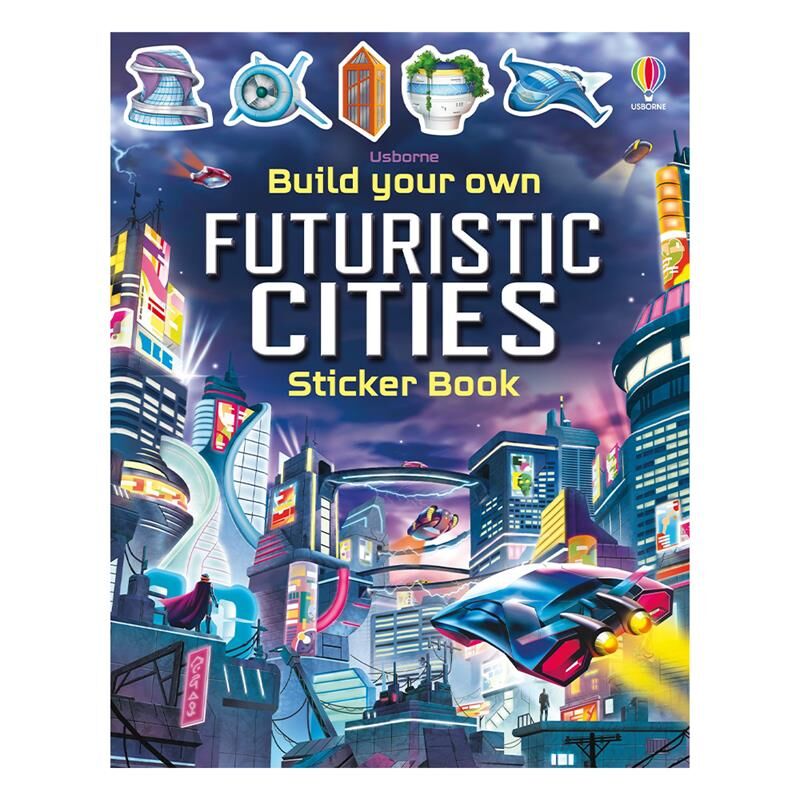 Build Your Own Futuristic Cities Sticker Book