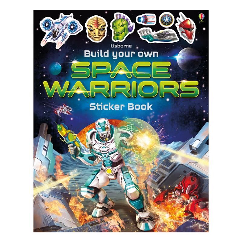 Build Your Own Space Warriors Sticker Book