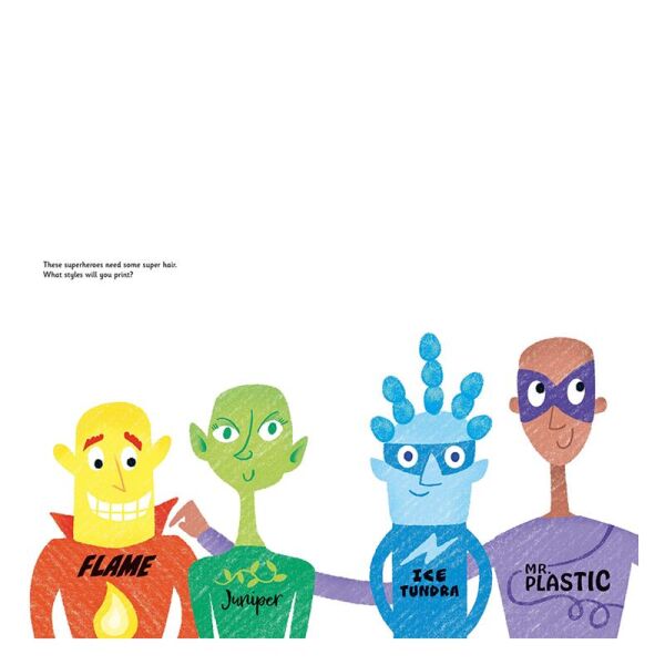 Fingerprint Activities - Superheroes