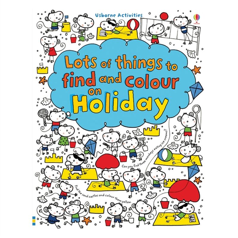 Lots Of Things To Find And Colour On Holiday