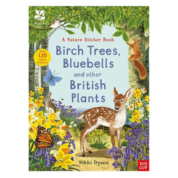 Birch Trees- Bluebells And Other British Plants