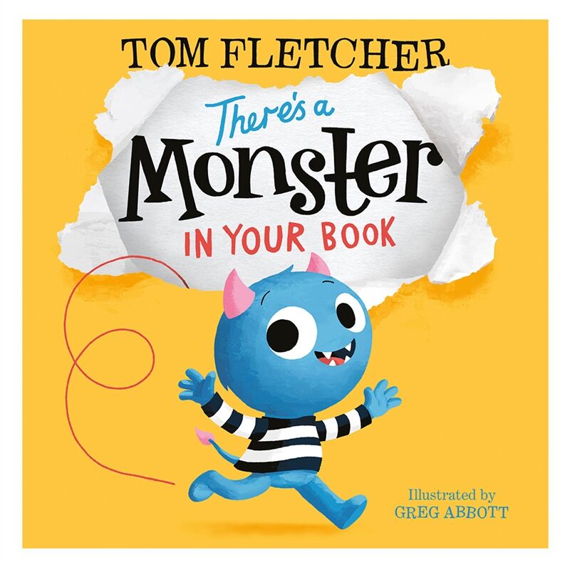 Theres A Monster In Your Book (Boardbook)
