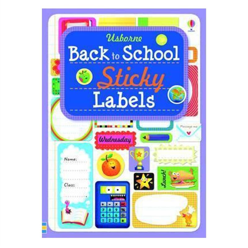 BACK TO SCHOOL STICKY LABELS
