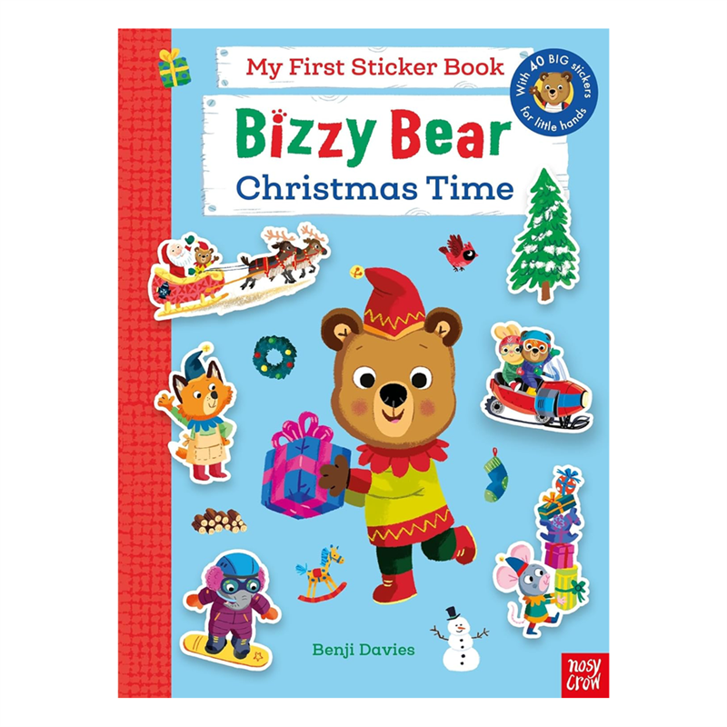 Bizzy Bear - My First Sticker Book Christmas Time