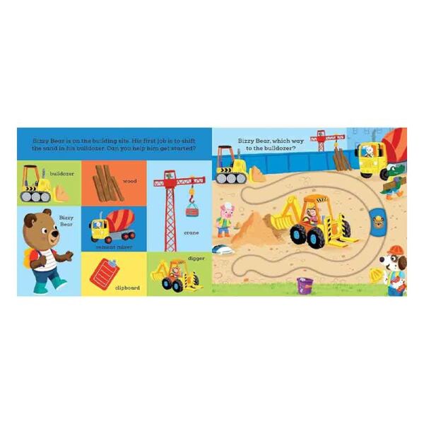 Bizzy Bear - Find and Follow On the Building Site