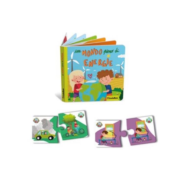 Enerji Dolu Bir Dünya - Puzzle ve Kitapçık