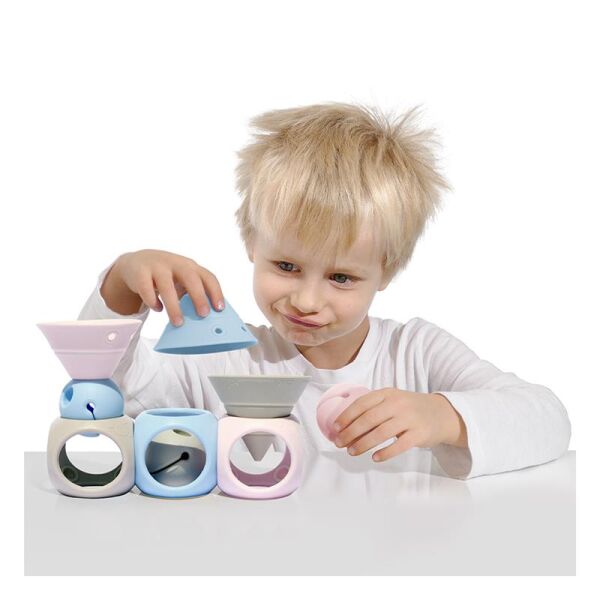Building Genius Pastel Ice Blue-Baby Pink-Beige