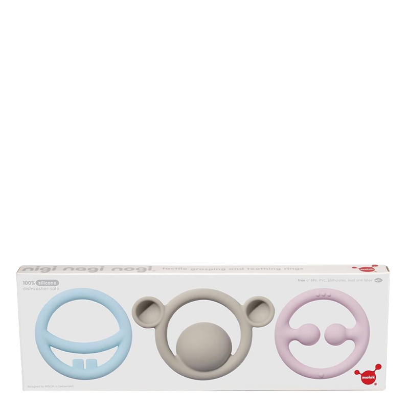 Nigi Nagi Nogi Pastel Ice Blue-Baby Pink-Beige