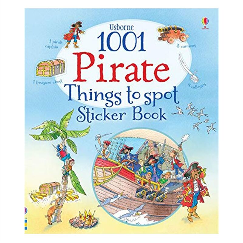 1001 Pirate Things To Spot Sticker Book