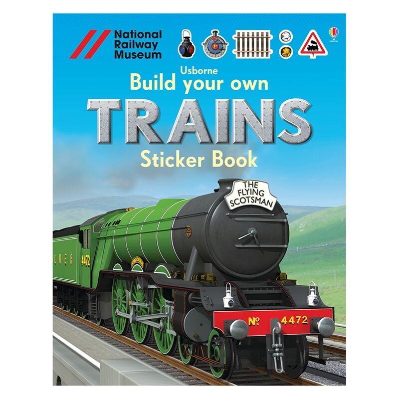 Build Your Own Trains Sticker Book