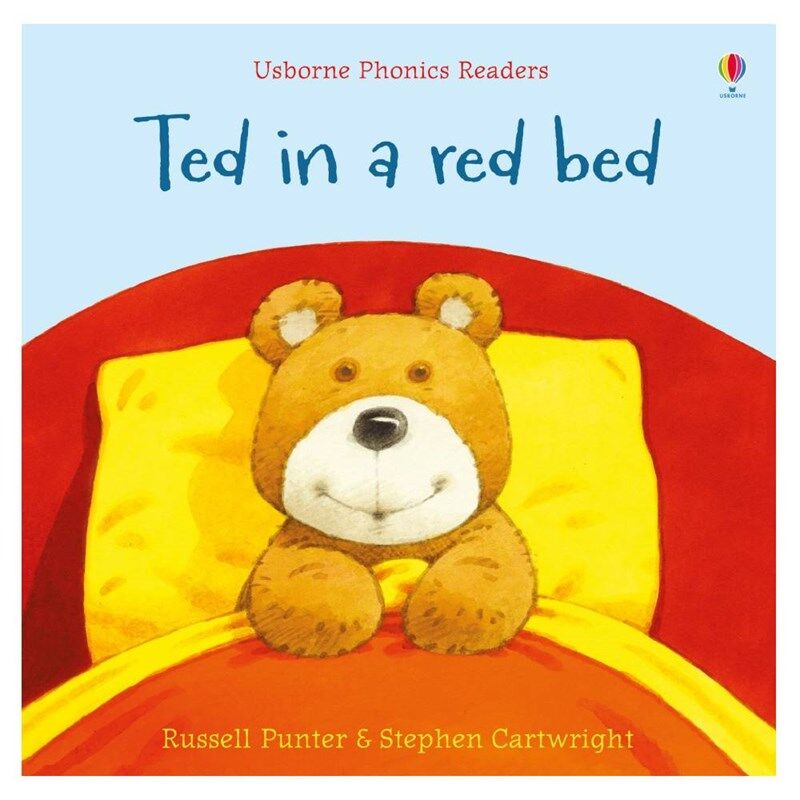 Ted In A Red Bed - Usborne Phonics Readers