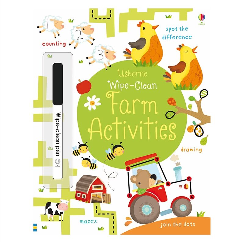 Wipe-Clean Farm Activities