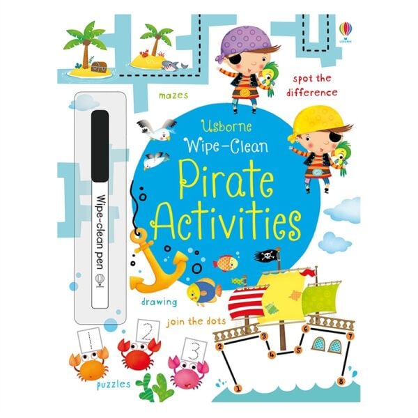 Wipe-Clean Pirate Activities