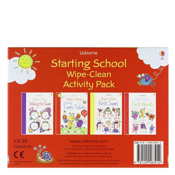 STARTING SCHOOL WIPE-CLEAN ACTIVITY PACK