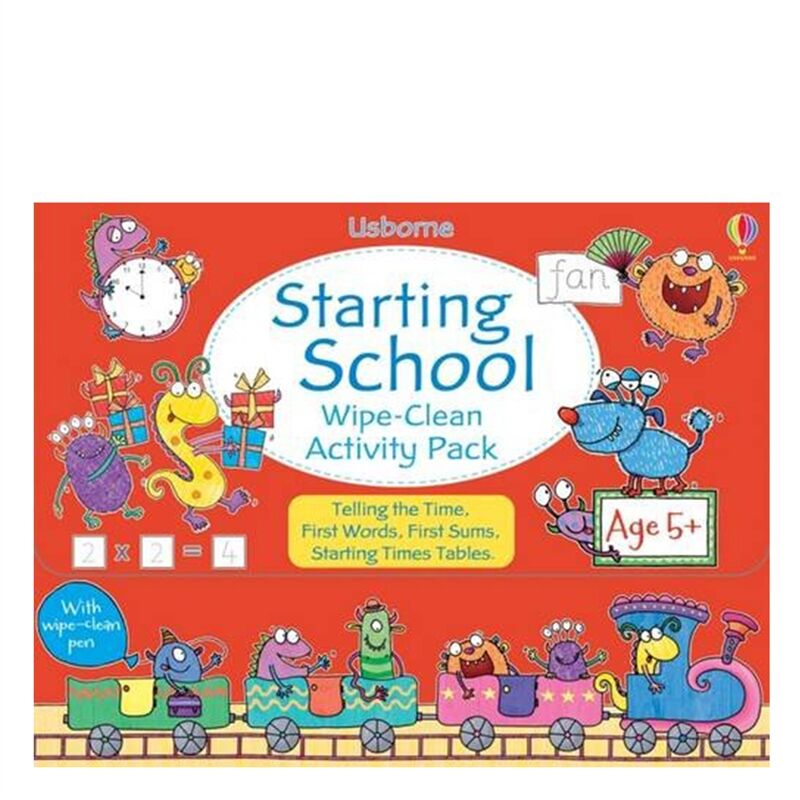 STARTING SCHOOL WIPE-CLEAN ACTIVITY PACK