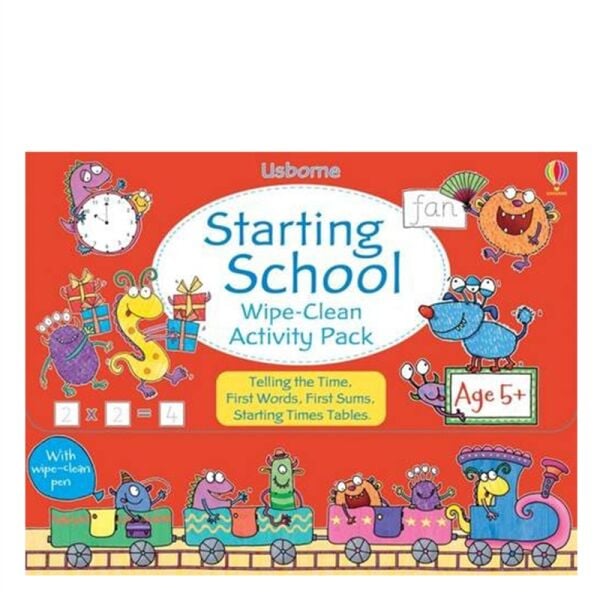 STARTING SCHOOL WIPE-CLEAN ACTIVITY PACK