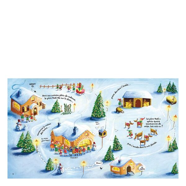 Santa S Christmas Journey With Wind-Up Sleigh