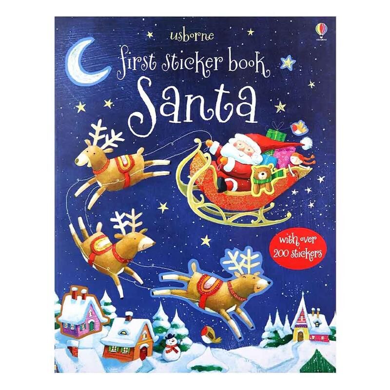 First Sticker Book Santa