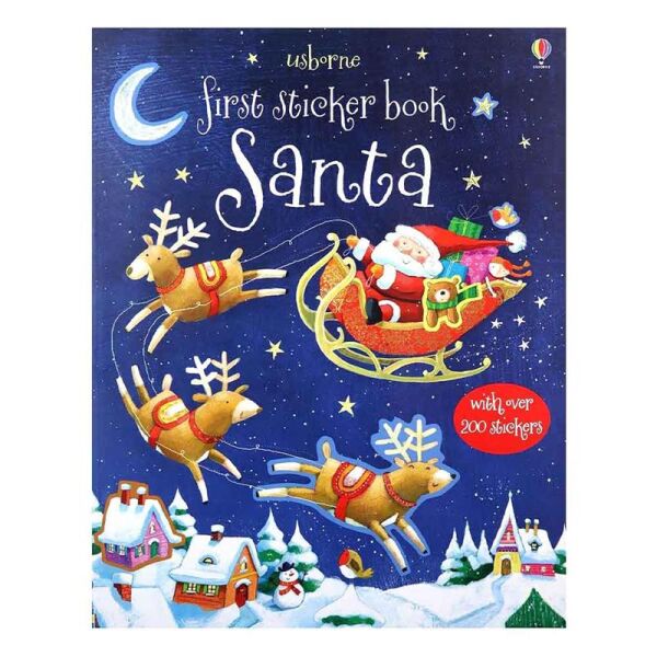 First Sticker Book Santa