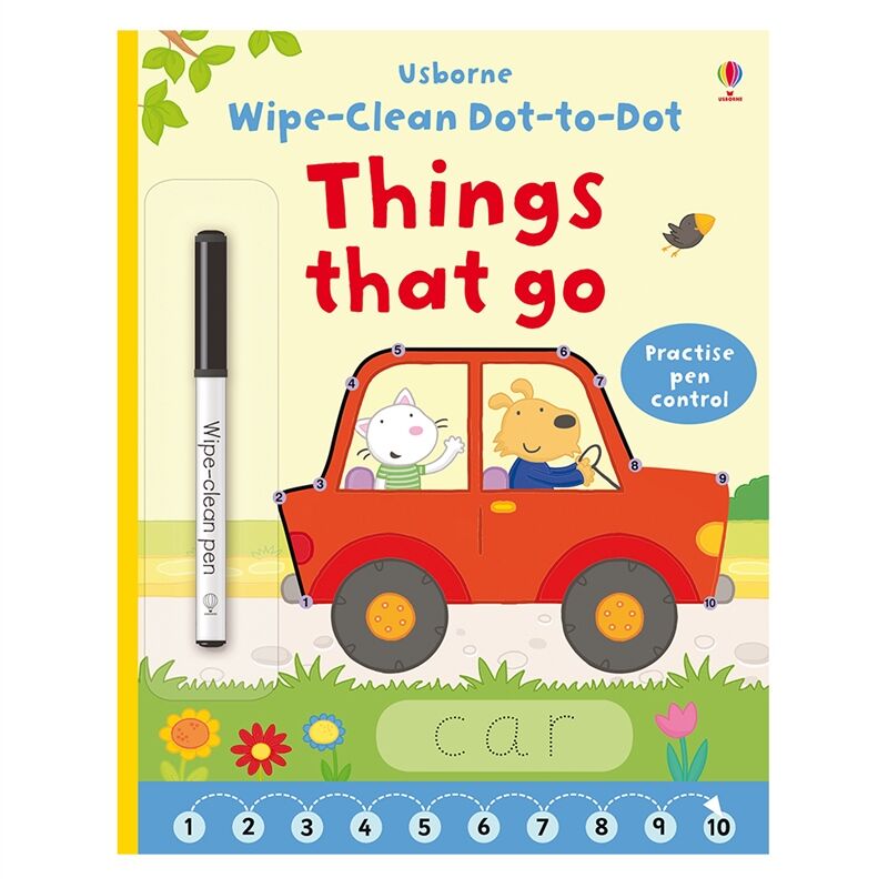 Things That Go - Wipe-Clean Dot-To-Dot