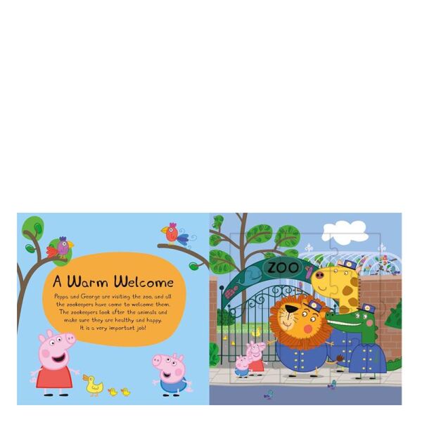 Peppa Pig - Fun at the Zoo Jigsaw Puzzle Book