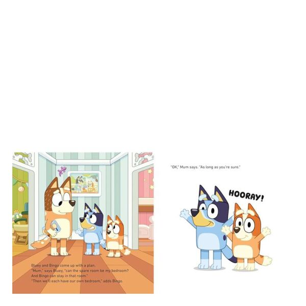 Bluey - Bedroom - Paperback