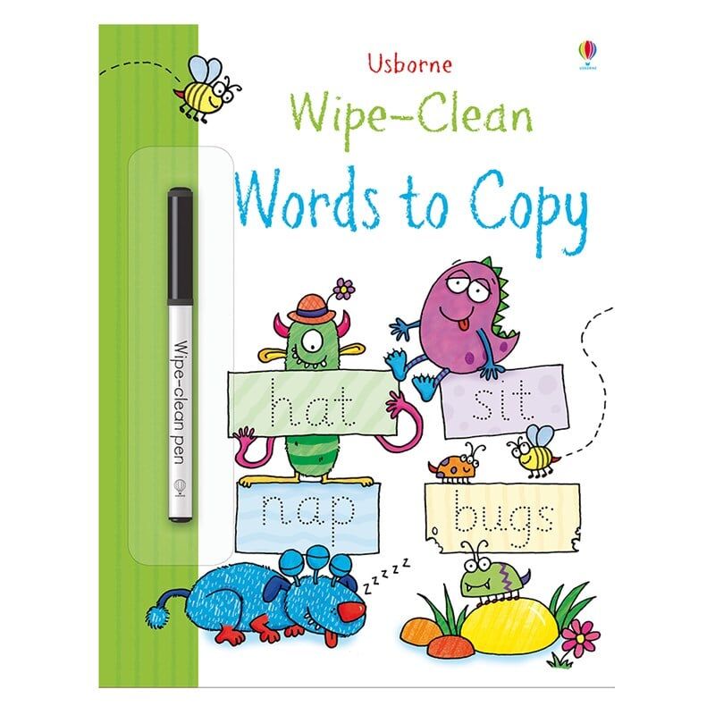Wipe-Cleean Words To Copy