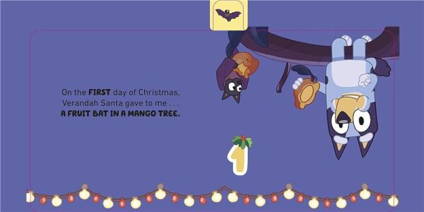 Bluey - 12 Days Of Christmas Tabbed Board Book