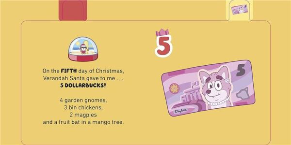 Bluey - 12 Days Of Christmas Tabbed Board Book