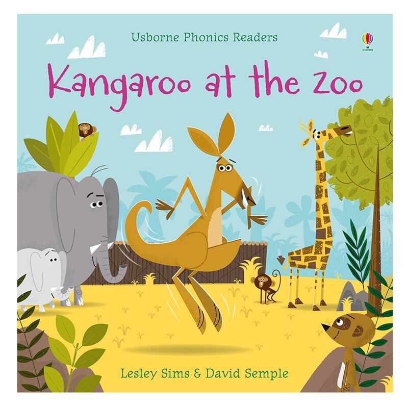 Kangaroo At The Zoo - Usborne Phonics Readers