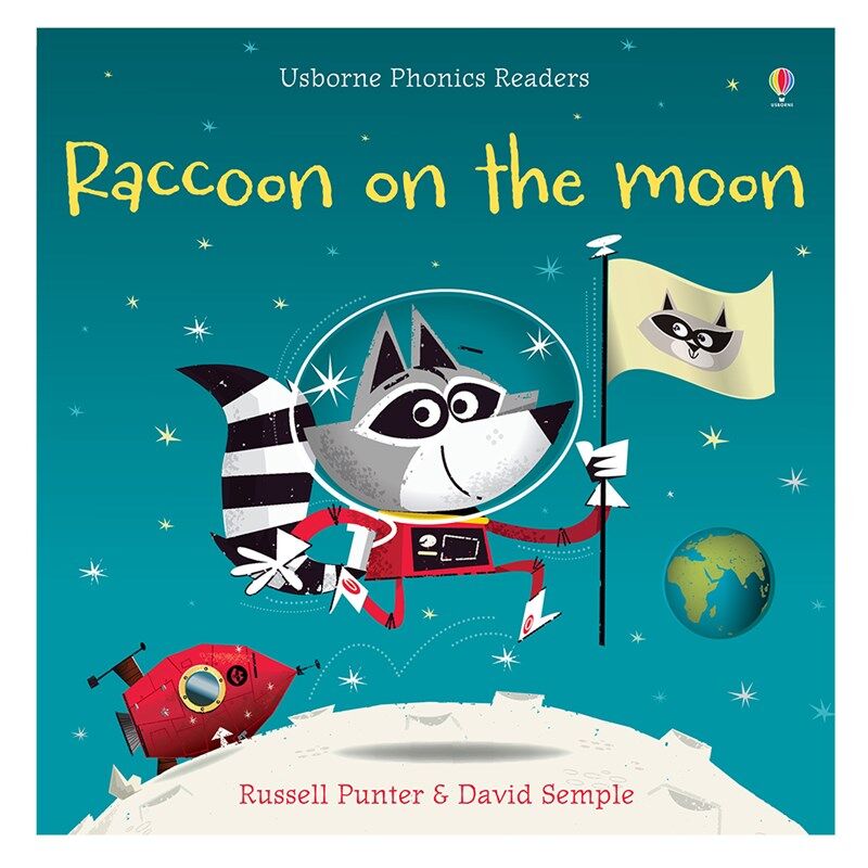 Raccoon On The Moon - Usborne Phonics Readers