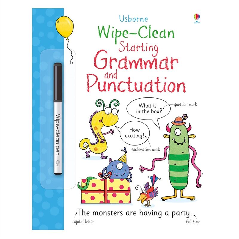 Wipe-Clean Starting Grammar And Punctuation